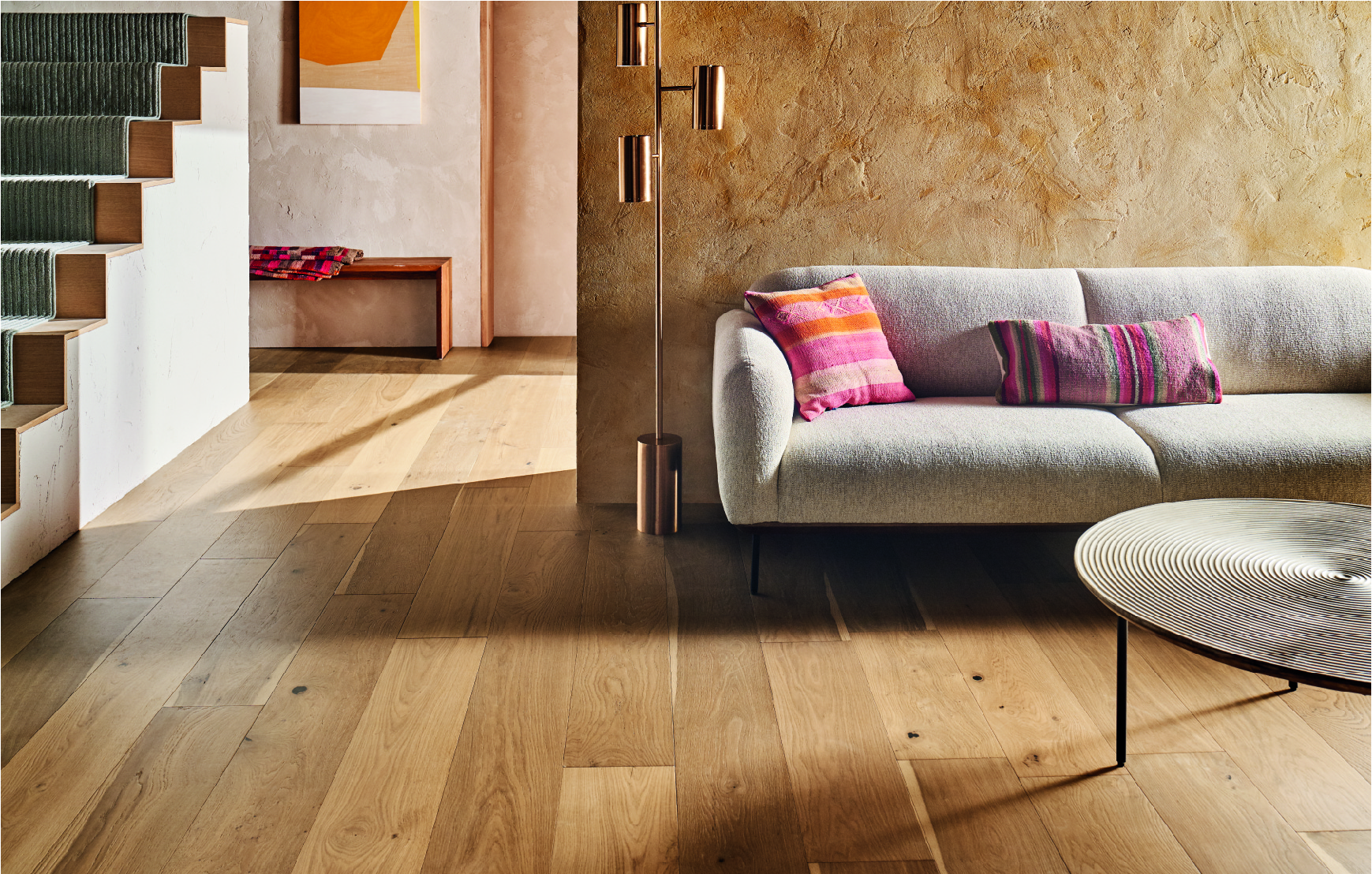 hardwood floors modern living room